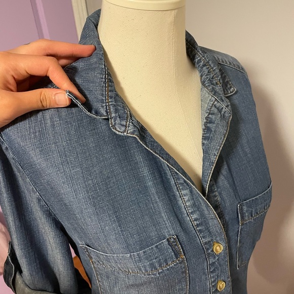 Bella Dahl denim style shirt - Picture 4 of 6